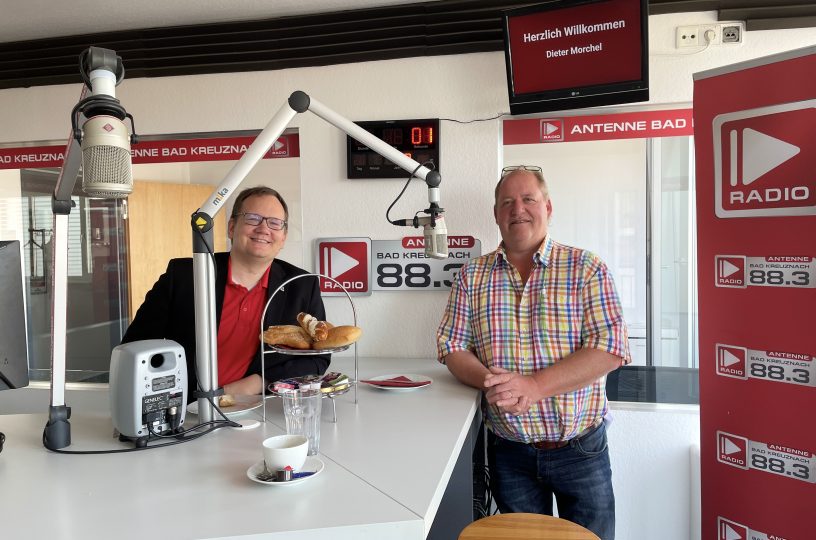 Dieter Morchel zu Gast bei Radio Antenne Bad Kreuznach